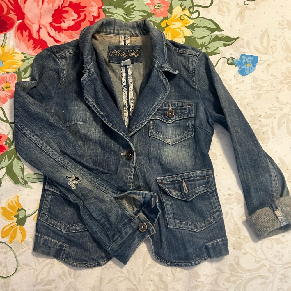 Fitted Denim Jacket